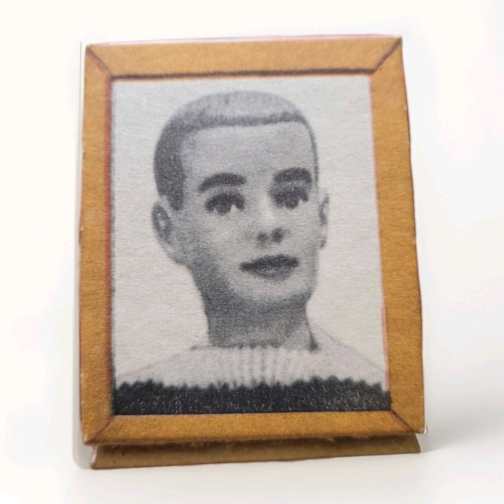 Rare Vintage Ken Doll Miniature Framed‎ Portrait – 1960s Barbie & Ken Accessory